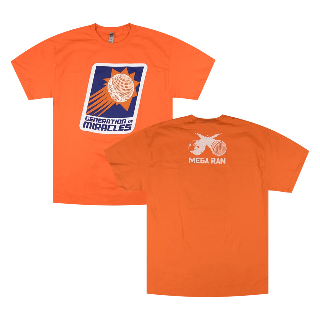 Mega Ran New Merch Generation Of Miracles Orange T-Shirt 1 Mega Ran New Merch Generation Of Miracles Orange T-Shirt