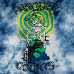 Parquet Courts Death Globe Tie Dye T-Shirt