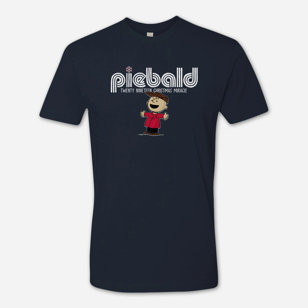 Piebald New Merch Christmas Miracle Navy T-Shirt 1 Piebald New Merch Christmas Miracle Navy T-Shirt