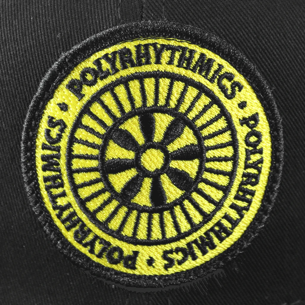 Polyrhythmics New Merch Emblem Black Snapback Hat Polyrhythmics New Merch Emblem Black Snapback Hat