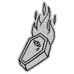 ROAR “Diamond Destroyer Of Death” Prismatic Sticker