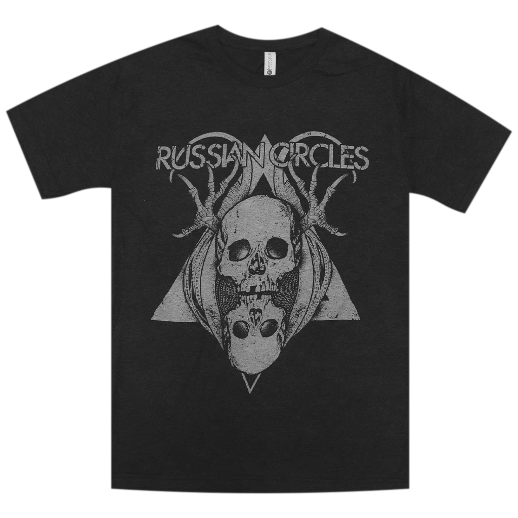Russian Circles (Band) Skulls Black Tri-Blend T-Shirt Russian Circles (Band) Skulls Black Tri-Blend T-Shirt