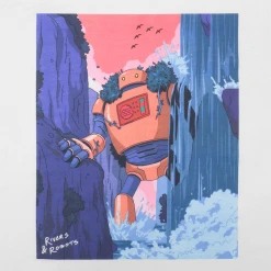 Rivers And Robots New Merch Robo Giant White T-Shirt