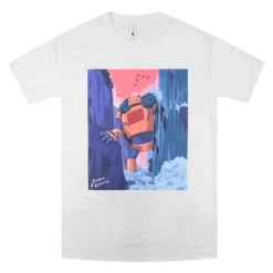 Rivers And Robots New Merch Robo Giant White T-Shirt