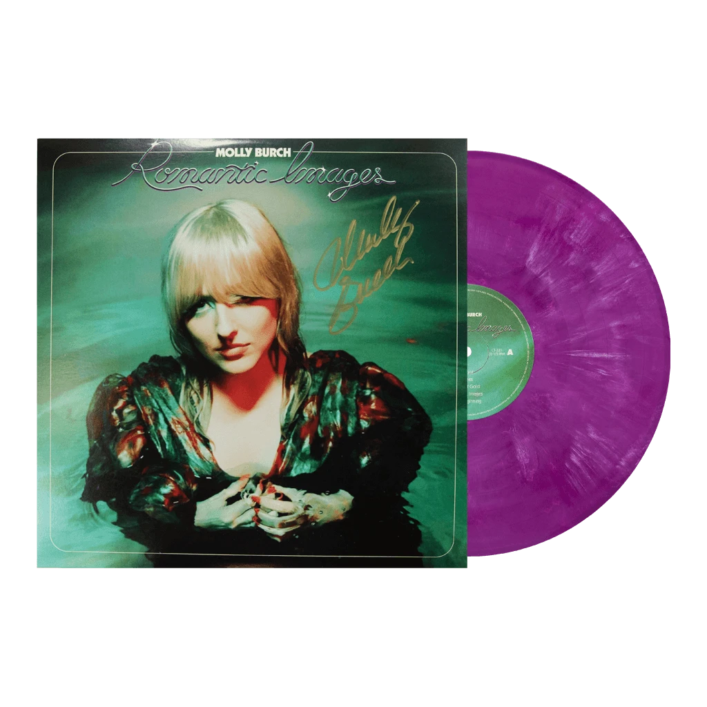 Molly Burch New Merch Signed Romantic Images Grape With Smoke Vinyl Molly Burch New Merch Signed Romantic Images Grape With Smoke Vinyl