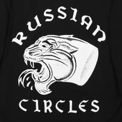 Russian Circles (Band) New Merch Chicago Panther Black Long Sleeve T-Shirt