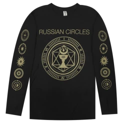 Russian Circles Grail Black Long Sleeve T-Shirt New Merch