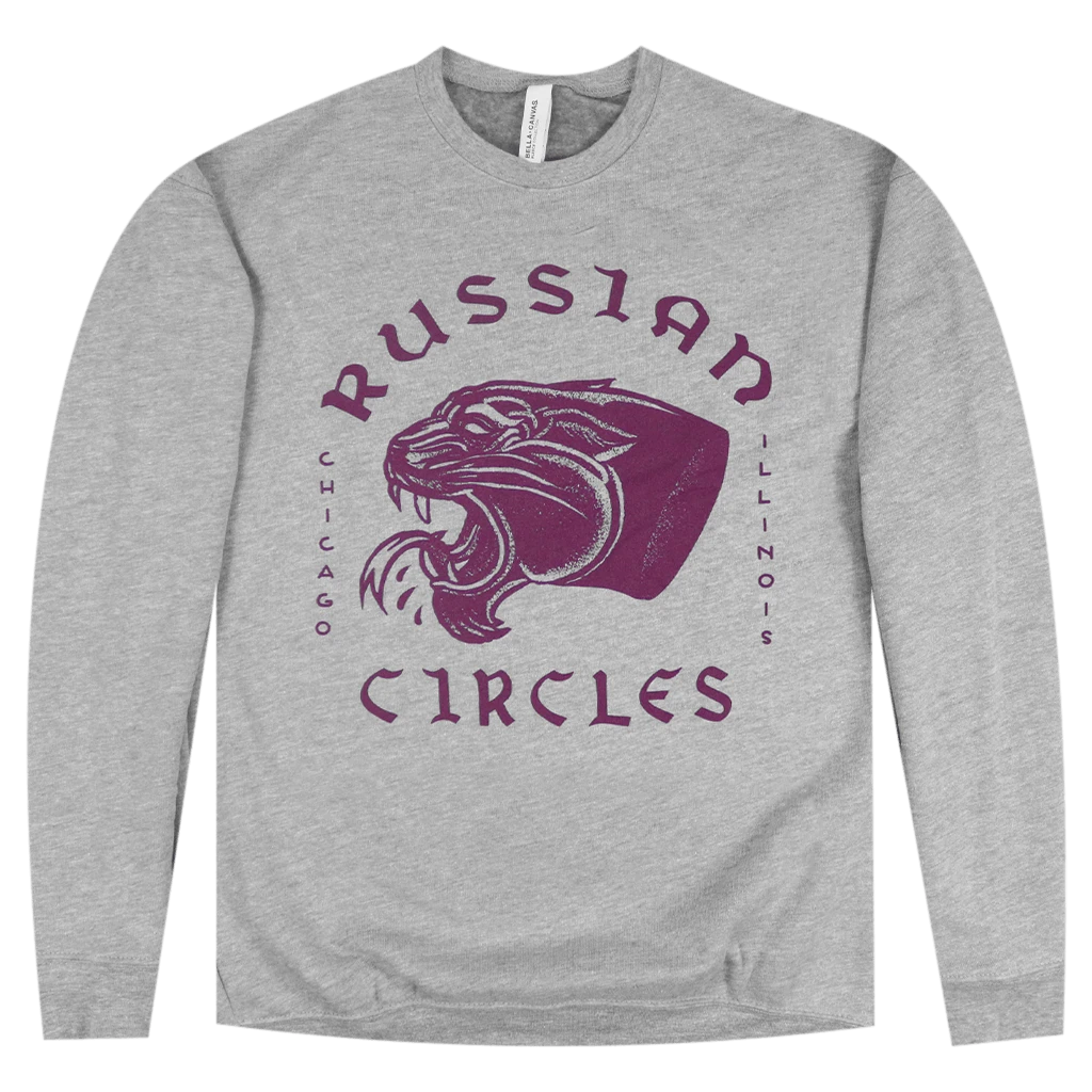 Russian Circles (Band) Chicago Panther Athletic Sweatshirt Russian Circles (Band) Chicago Panther Athletic Sweatshirt