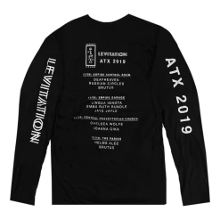 Sargent House SH Levitation 2019 Black Long Sleeve T-Shirt New Merch