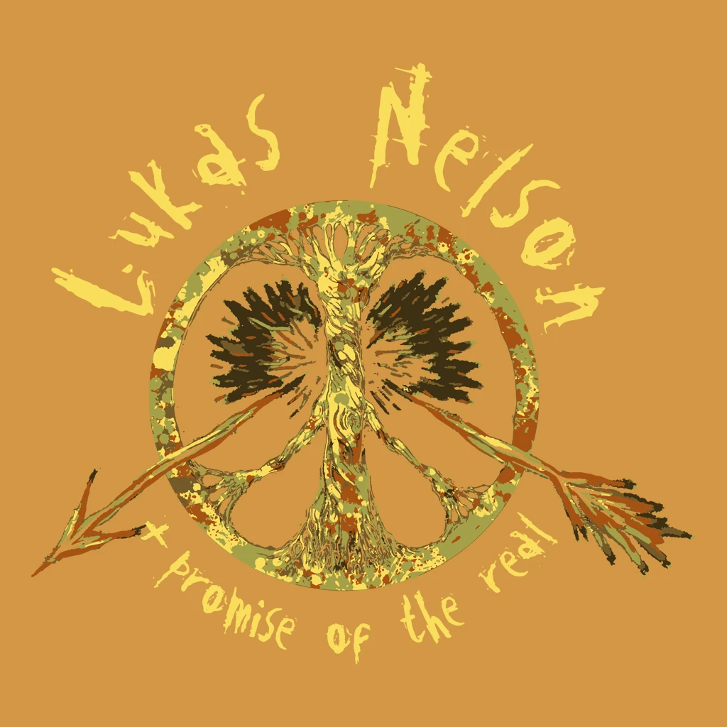 Lukas Nelson & Promise Of The Real Broken Arrow Peace Tree Sticker 2 Lukas Nelson & Promise Of The Real Broken Arrow Peace Tree Sticker