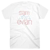 Sam Evian New Merch Mountains White T-Shirt