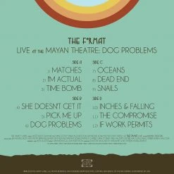 The Format Live At The Mayan Theatre: Dog Problems - Limited Edition 12" Bone Double Vinyl New Merch 6 The Format Live At The Mayan Theatre: Dog Problems - Limited Edition 12