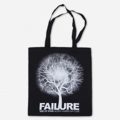 Failure New Merch North America Tour Tree Of Stars Black Totebag