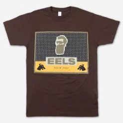 Eels New Merch Cigar Band 2010 Tour Brown T-Shirt