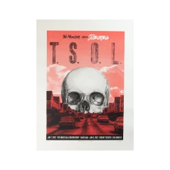T.S.O.L. New Merch The Monster From Suburbia Poster