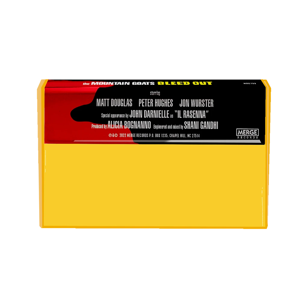 The Mountain Goats Bleed Out Cassette Tape New Merch 2 The Mountain Goats Bleed Out Cassette Tape New Merch
