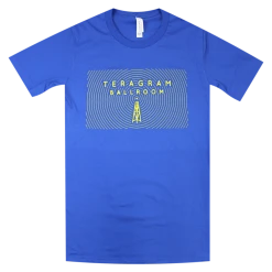 The Teragram Ballroom New Merch Transmission Blue T-Shirt