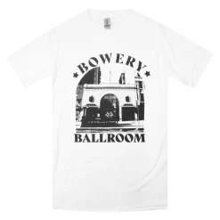 The Bowery Ballroom Bowery Entrance White T-Shirt