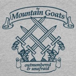 The Mountain Goats Four Swords Heather Grey T-Shirt New Merch