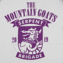 The Mountain Goats Serpent Brigade Baseball T-Shirt New Merch