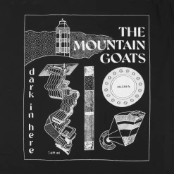 The Mountain Goats Superdeep Hole Black Unisex T-Shirt New Merch