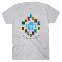 The Wood Brothers Musical Squares T-Shirt 10 The Wood Brothers Musical Squares T-Shirt