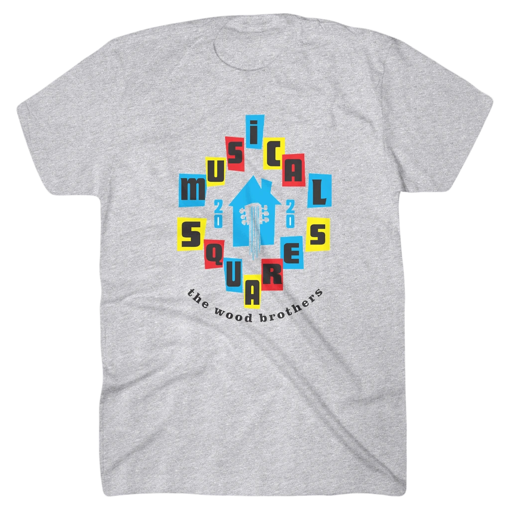 The Wood Brothers Musical Squares T-Shirt 5 The Wood Brothers Musical Squares T-Shirt