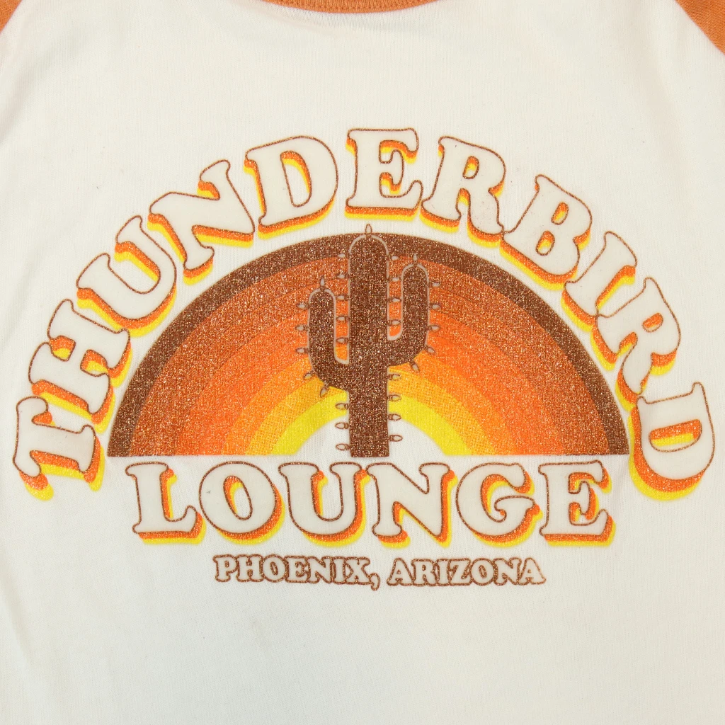 Thunderbird Lounge New Merch Cactus Baseball T-Shirt 2 Thunderbird Lounge New Merch Cactus Baseball T-Shirt