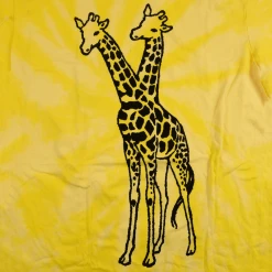 Giraffes? Giraffes! New Merch SUPERBASS!!!! Banana Cream Tie-Dye T-Shirt