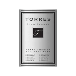 Torres Three Futures North American 2017 Fall Tour Poster