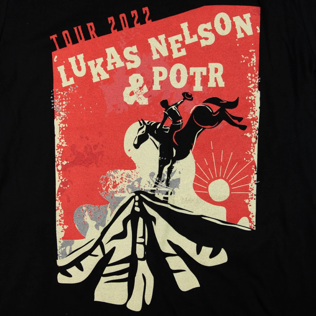 Lukas Nelson & Promise Of The Real Bronco 2022 Spring Tour T-Shirt Lukas Nelson & Promise Of The Real Bronco 2022 Spring Tour T-Shirt