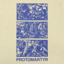 Protomartyr New Merch Triptych Natural Tote Bag