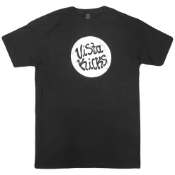 Vista Kicks New Merch Circle Logo Black T-Shirt