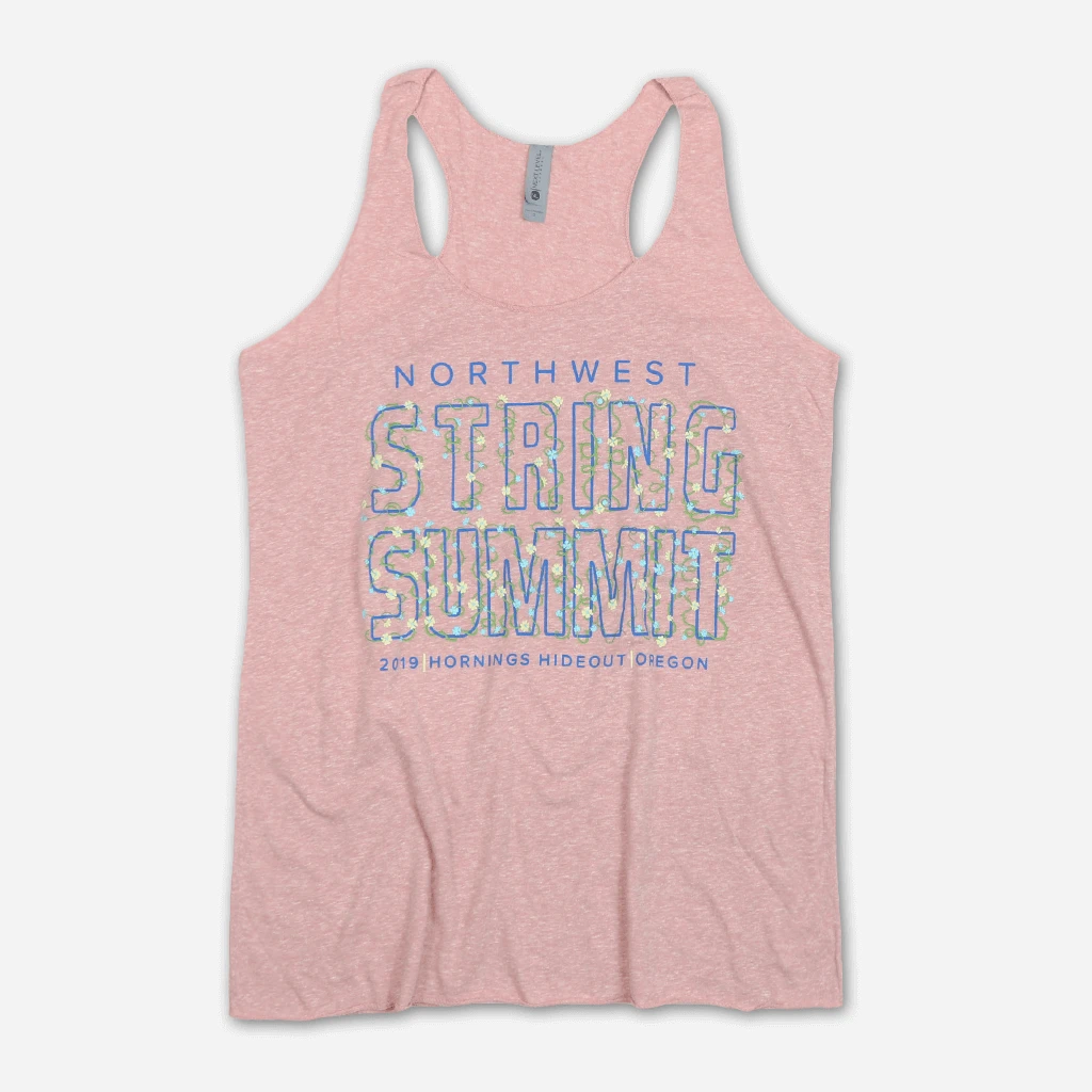 Northwest String Summit Vine Women's Pink Tri-Blend Tank Top New Merch 1 Northwest String Summit Vine Women's Pink Tri-Blend Tank Top New Merch