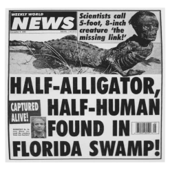 Weekly World News Manigator Sticker New Merch