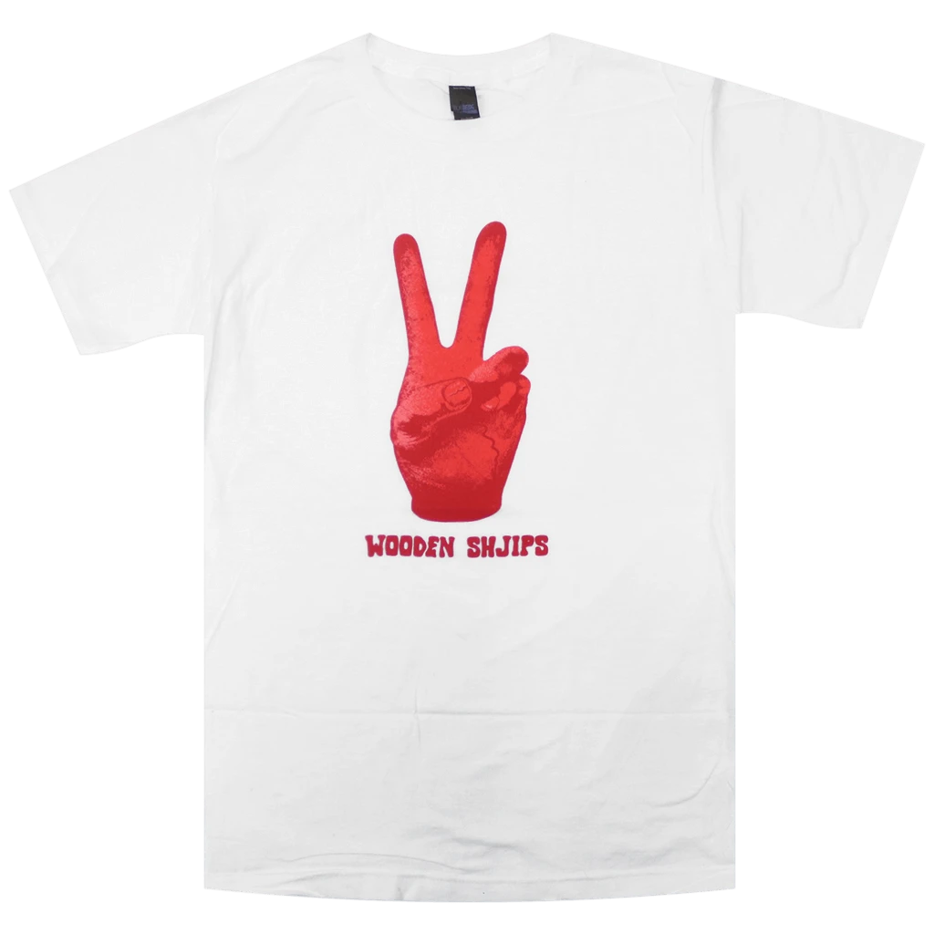 Wooden Shjips Red Peace Hand T-Shirt New Merch Wooden Shjips Red Peace Hand T-Shirt New Merch