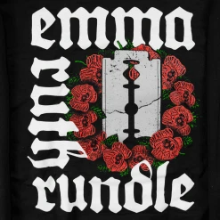 Emma Ruth Rundle Poppies Black Sweatshirt