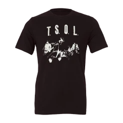 T.S.O.L. New Merch Cover EP Black T-Shirt