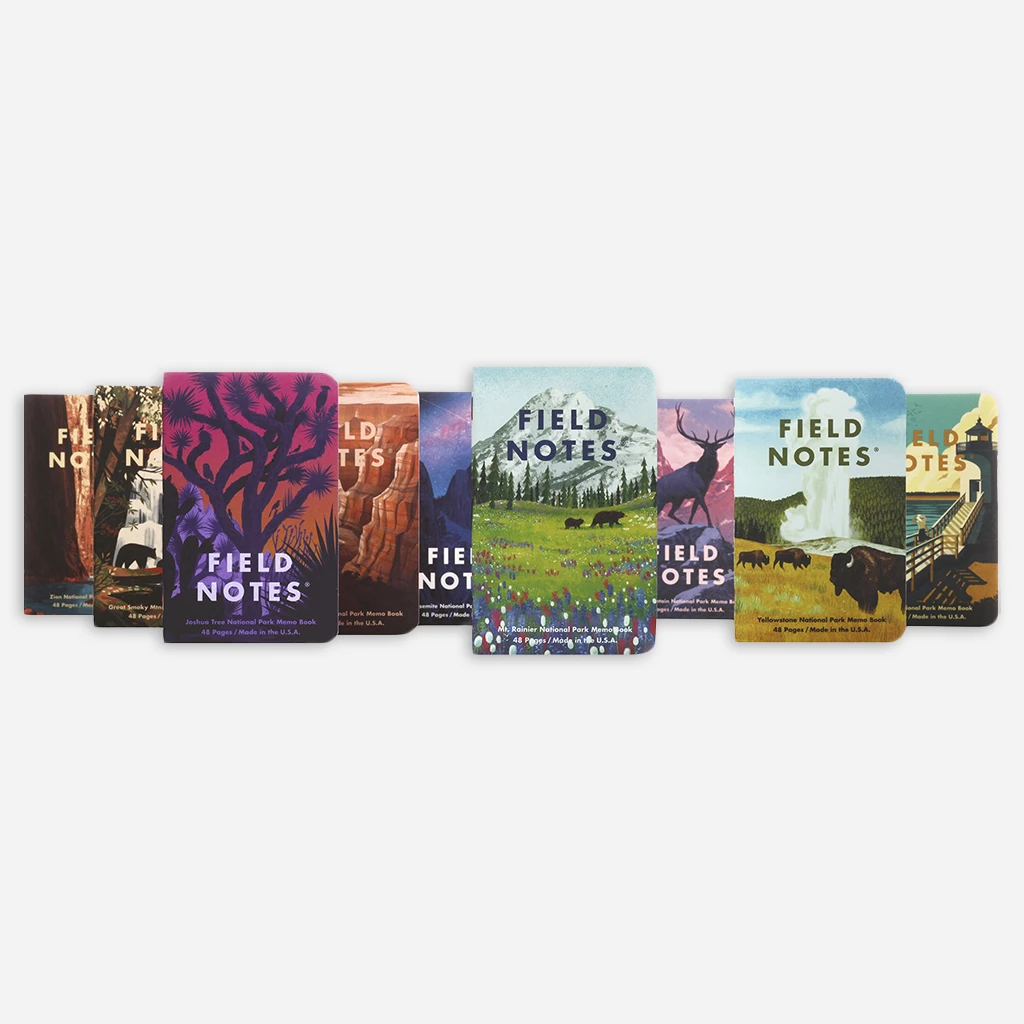Field Notes National Parks 3-Pack New Merch Field Notes National Parks 3-Pack New Merch