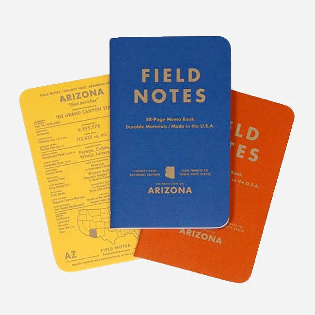 Field Notes County Fair Edition: Arizona 3-Pack 1 Field Notes County Fair Edition: Arizona 3-Pack