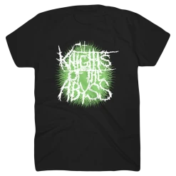 Knights Of The Abyss New Merch Green Splatter Black T-Shirt