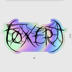 Foxera Limited Edition Holographic Sticker Pack New Merch