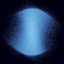 Deafheaven Infinite Granite - 12" Cobalt Blue W/ Black Heavy Splatter Vinyl