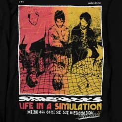 Smallpools New Merch Grid Black Long Sleeve