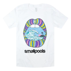 Smallpools Mouth White T-Shirt
