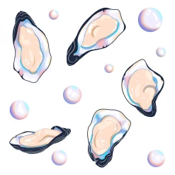 Autostraddle Oysters Mask New Merch