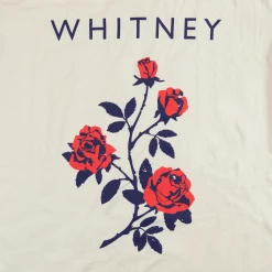 Whitney Red Rose Cream T-Shirt