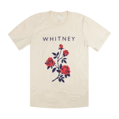 Whitney Red Rose Cream T-Shirt