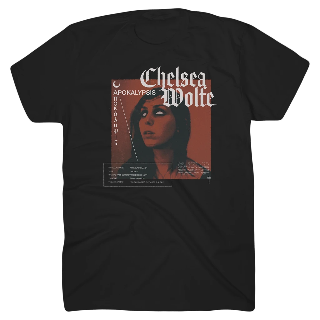 Chelsea Wolfe Apokalypsis Black T-Shirt Chelsea Wolfe Apokalypsis Black T-Shirt