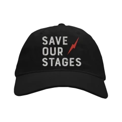 NIVA New Merch Red Lightning Black Dad Hat